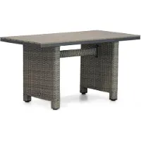 Garden Collections Lusso lounge/dining tuintafel 130 x 70 cm