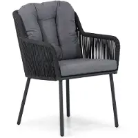 Santika Furniture Santika Tendenza dining tuinstoel antraciet
