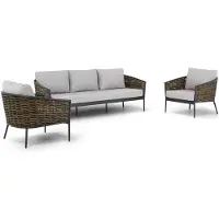 Coco Palm stoel-bank loungeset 3-delig
