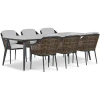 Coco Olivine/Vienna 240 cm dining tuinset 7-delig