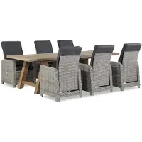 Garden Collections Bello/Lazio 260 cm dining tuinset 7-delig