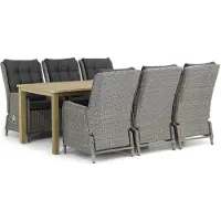 Garden Collections Kingston/Weston 210 cm dining tuinset 7-delig