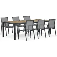 Lifestyle Garden Furniture Lifestyle Fiora/Valence 240 cm dining tuinset 5-delig