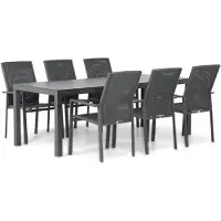 Presto Ricadi/Madras 220 cm dining tuinset 7-delig