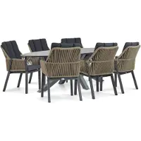 Lifestyle Garden Furniture Lifestyle Verona/Ellisse 240 cm dining tuinset 7-delig