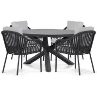 Coco Puerto/Livorno 125 cm dining tuinset 5-delig