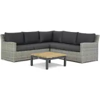 Garden Collections Giardino/Riviera 75 cm hoek loungeset 4-delig