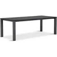 Van Dijk Munster dining tuintafel 220 x 100 cm met Pearl Black blad