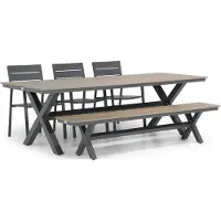 Lifestyle Garden Furniture Lifestyle Stella/Forest 240 cm dining tuinset 5-delig