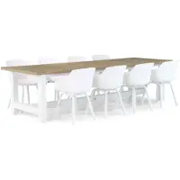 Lifestyle Garden Furniture Lifestyle Salina/Los Angeles 300 cm dining tuinset 9-delig