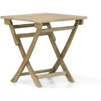 Garden Collections Derby inklapbare dining tuintafel 70 x 70 cm