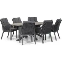 Lifestyle Garden Furniture Lifestyle Verona/Matara 220 cm dining tuinset 7-delig