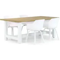 Lifestyle Garden Furniture Lifestyle Salina/Los Angeles 200 cm dining tuinset 5-delig