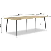 Lifestyle Garden Furniture Lifestyle Montana dining tuintafel 240 x 100 cm
