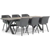 Hartman Sophie element/Forest 240 cm dining tuinset 7-delig