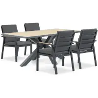 Lifestyle Garden Furniture Lifestyle Marseille/Palermo 181 cm dining tuinset 5-delig