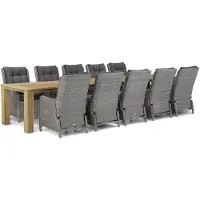 Garden Collections Kingston/Brighton 400 cm dining tuinset 11-delig