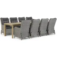 Garden Collections Kingston/Weston 300 cm dining tuinset 9-delig