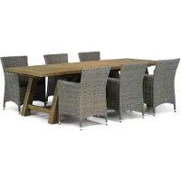 Garden Collections Dublin/Lazio 260 cm dining tuinset 7-delig