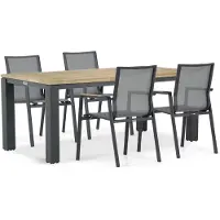 Lifestyle Garden Furniture Lifestyle Fiora/Veneto 180 cm dining tuinset 5-delig