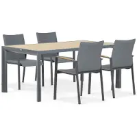 Lifestyle Garden Furniture Lifestyle Brandon/Borello 180 cm dining tuinset 5-delig