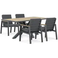 Lifestyle Garden Furniture Lifestyle Marietta/Palermo 181 cm dining tuinset 5-delig