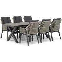Lifestyle Garden Furniture Lifestyle Verona/Forest 240 cm dining tuinset 7-delig