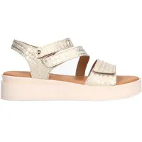 No Stress Gouden leren croco sandalen | Maat 40