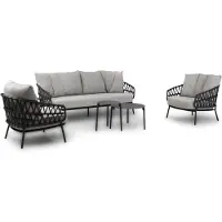 4 Seasons Outdoor 4 Seasons Calpi/Pacific 45/60 stoel-bank loungeset 5-delig