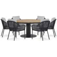 Coco Puerto/Salerno 160 cm dining tuinset 7-delig