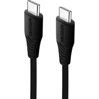 Swissten Textile Type – C To C -Cable – 1.0 m – Fast Charging – Zwart