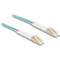DeLOCK Optical Fiber Cable LC Duplex to LC Duplex Multi-mode OM3 angled 10 m