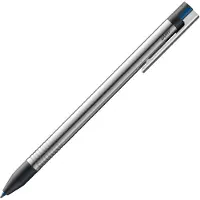 Lamy logo 3-kleuren - veelkleurige balpen (zwart blauw rood) met een wijzerplaatmechanisme in een elegante roestvrijstalen kast - incl. b