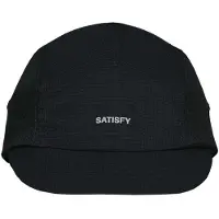 Satisfy - Trail / Running kleding - Rippy Air Trail Cap Black voor Heren van Nylon - Zwart