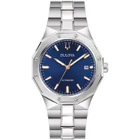 Bulova Octagon Automaat Herenhorloge 96B463 Blauw
