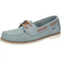 Sioux Mocassins ' Nakimba-700 ' lichtblauw / cognac