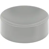 Clou Vale fontein, ø22 cm, zonder kranenbank, mat grijs keramiek