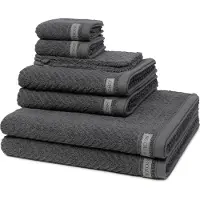 Ross Dames en Heren 2 X washandjes 2 X gasten- 2 X douche- 2 X handdoek - in set Smart
