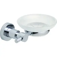 TESA LOXX 40282-00000-00 Zeepschaaltje Chroom (glanzend), Wit (gesatineerd)