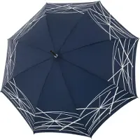 Doppler Elegance Stick Paraplu 91 cm blauw