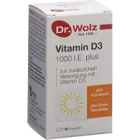 Dr. Wolz - Vitamine D3 - met Citrusflavenoide en C voor de beste opname -100% natuurlijk -Duitse Naturkwaliteit sinds 1969