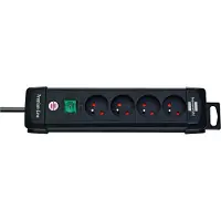 Brennenstuhl Premium-Line stekkerdoos 4-voudig zwart 1,8 meter