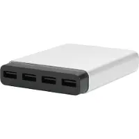 JustMobile AluCharge USB Oplader Zilver