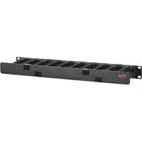 Schneider Electric Kabelbeheerder - - 1U - Zwart - 19" - Horizontaal met deksel