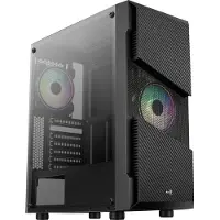 Aerocool ACCM-PV20023.11 Geh Midi Menace RGB/TG Black MicroATX/ATX/MiniITX