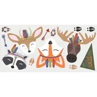 RoomMates muurstickers Run Wild vinyl 13 stuks