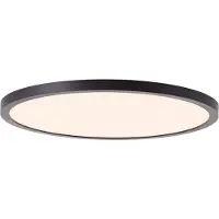Brilliant Zwarte Plafonniere Tuco Ø 30cm