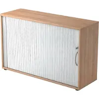 Hjh OFFICE PRO BETA 1732S - Walnoot Metalen handgreep
