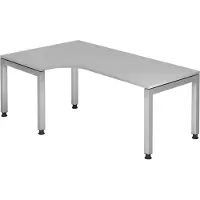 Hjh OFFICE PRO JAVA 82 S - Grijs 200 x 120 Tafelhoogte I In hoogte verstelbaar