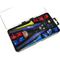GEKO Multifunctionele draadstripper in set met 260 connectoren